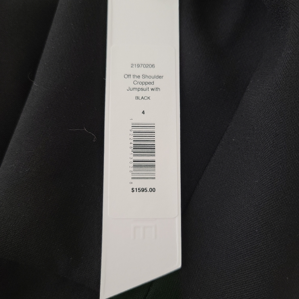 Cushnie et Ochs Off Shoulder Cropped Jumpsuit - Picture 5 of 7